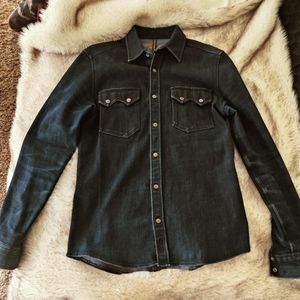 Nudie jeans denim shirt men long sleeve